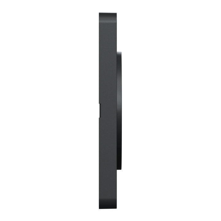 Schneider - Odace - Touch - Plaque 1 poste - ALU brossé avec liseré anthracite - Réf : S540802J