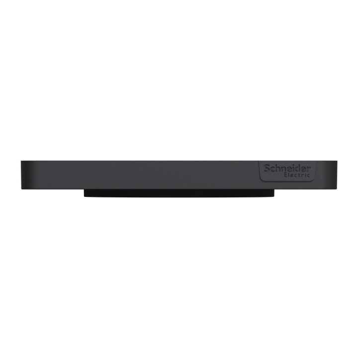 Schneider - Odace - Touch - Plaque 1 poste - ALU brossé avec liseré anthracite - Réf : S540802J