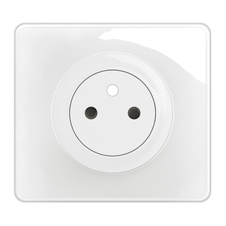 Legrand - Céliane 2024 - Prise électrique affleurante complète blanc - 2P+T 16A - 1 poste - Réf : CG0111