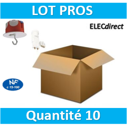 SIB - Kit Sortie d'applique DCL BBC + douille (mural) - P35449x10