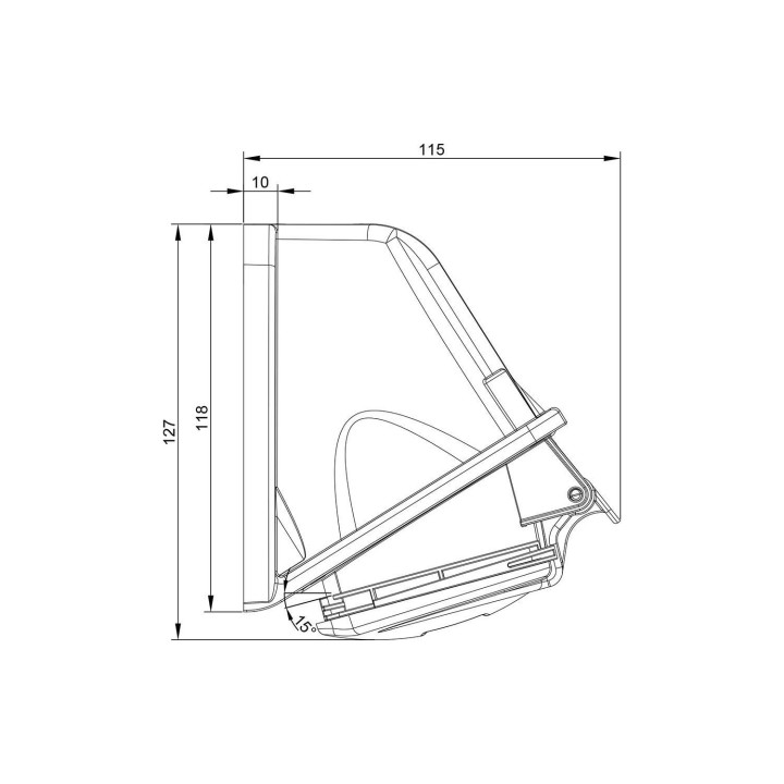 Digital - Prise de Courant Européenne socle 3P+T+N 16A - 380V IP 44 - 51216 - (03323)