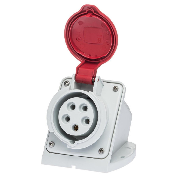 Digital - Prise de Courant Européenne socle 3P+T+N 16A + Fiche mâle - 380V IP 44 - 51216+51316