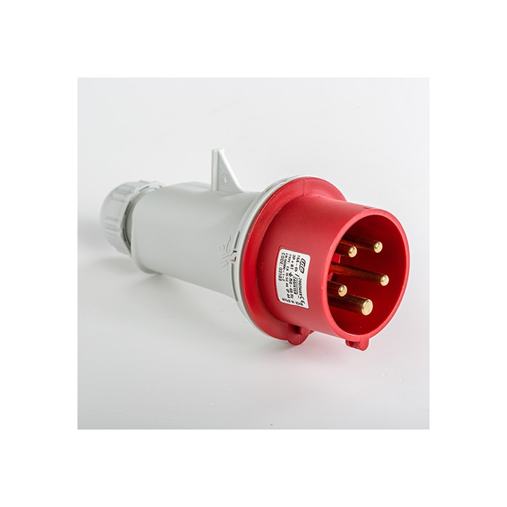 Digital - Prise de Courant Européenne socle 3P+T+N 16A + Fiche mâle - 380V IP 44 - 51216+51316