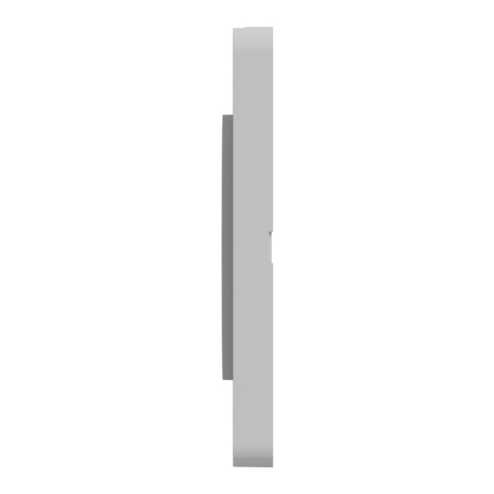 Schneider Odace - Plaque 4 postes entraxe 71 mm - Hor/vert - ALU Touch - Réf.: S530808