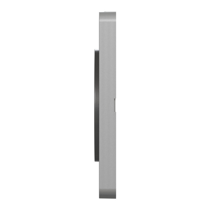 Schneider - Odace - Touch - Plaque 3 postes - entraxe 71 mm - ALU brossé - Réf : S530806J