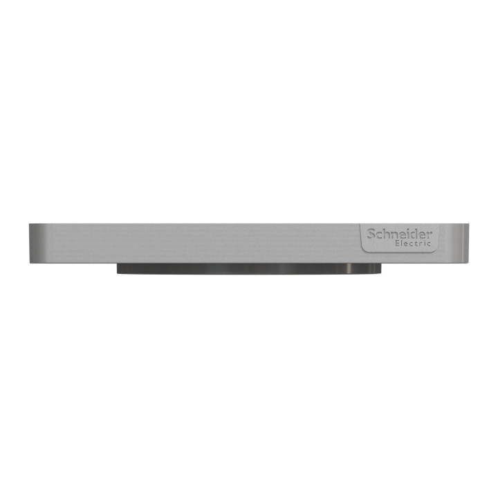 Schneider - Odace - Touch - Plaque 1 poste - ALU finition ardoise - Réf : S530802V