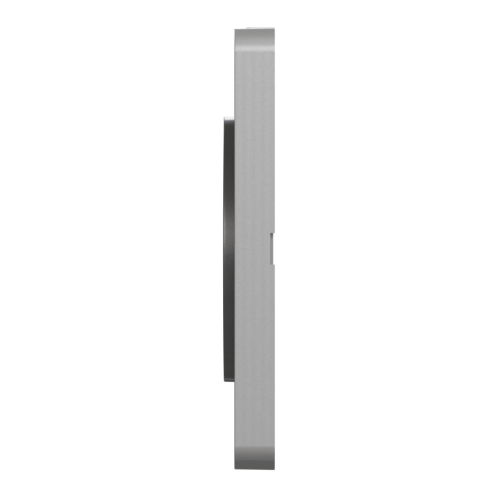 Schneider - Odace - Touch - Plaque 2 postes - entraxe 71 mm - ALU finition ardoise - Réf : S530804V