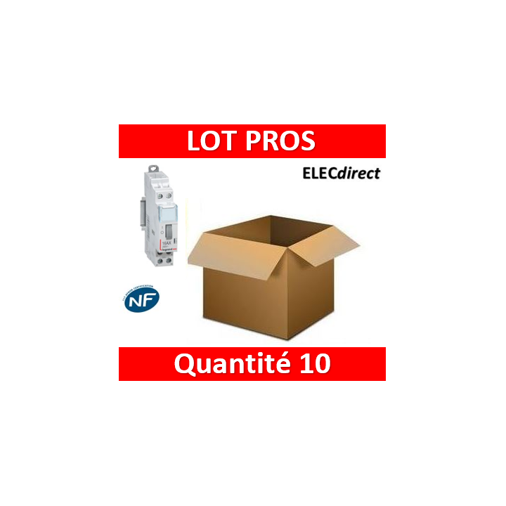Legrand - Télérupteur CX3 - VIS - Bipolaire 16A - 230V - 412412x10
