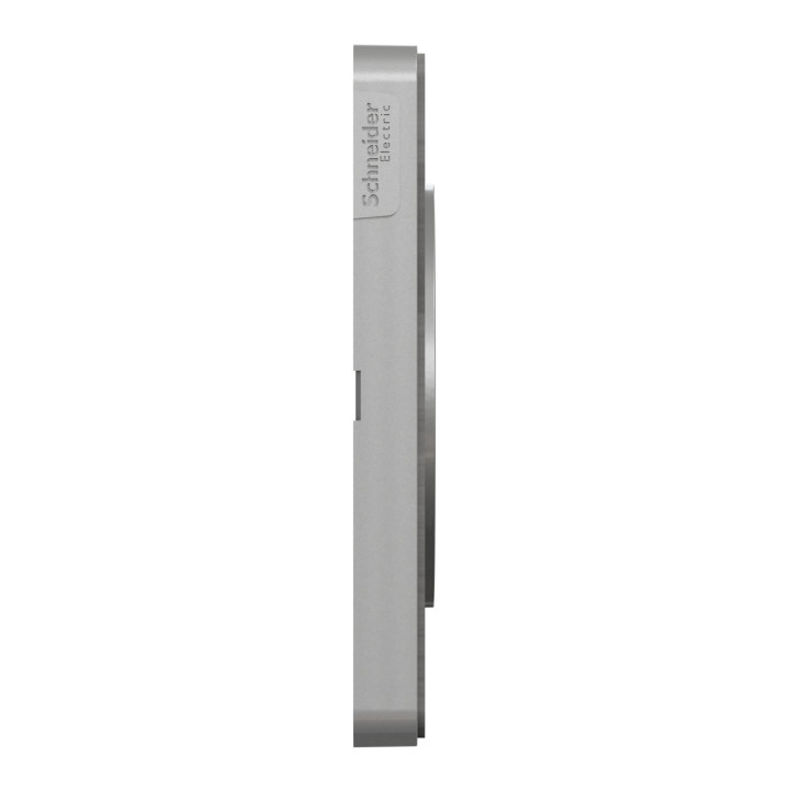 Schneider - Odace - Touch - Plaque 4 postes - entraxe 71 mm - ALU finition ardoise - Réf : S530808V