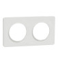 Schneider - Odace - Touch - Plaque 2 postes - Entraxe 71 mm - Réf : S520804