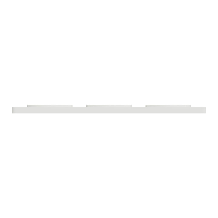 Schneider - Odace - Touch - Plaque 3 postes - entraxe 71 mm - Blanc - Réf : S520806