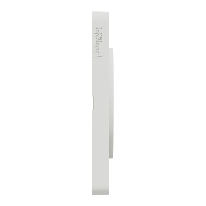 Schneider - Odace - Touch - Plaque 4 postes - entraxe 71 mm - Blanc - Réf : S520808