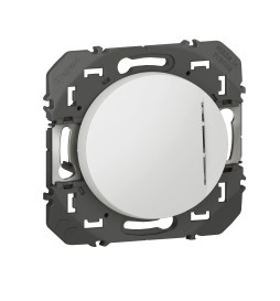 Legrand - Interrupteur ou va-et-vient avec voyant témoin Dooxie - 10AX - 250V~ - finition Blanc - Réf : 600009