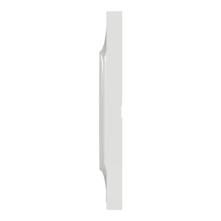 Schneider - Odace - Styl - Plaque 1 Poste - Blanc - Réf : S520702