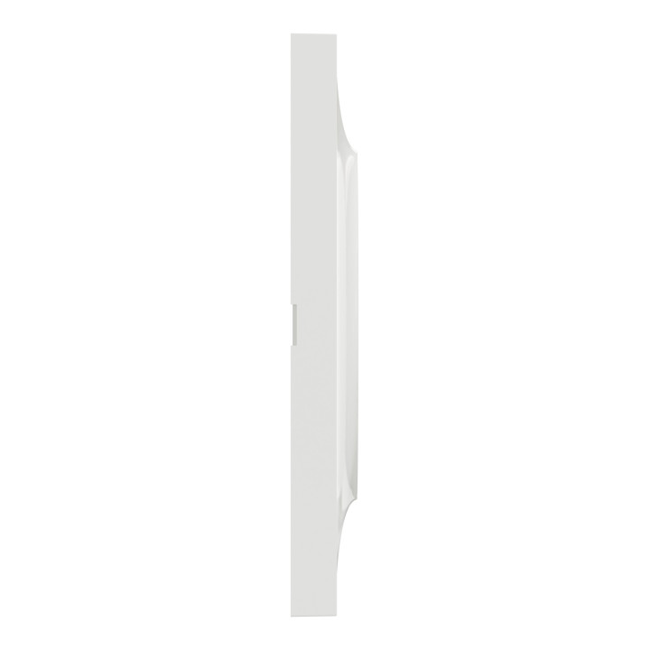 Schneider - Odace - Styl - Plaque 2 postes - entraxe 71 mm - Blanc - Réf : S520704