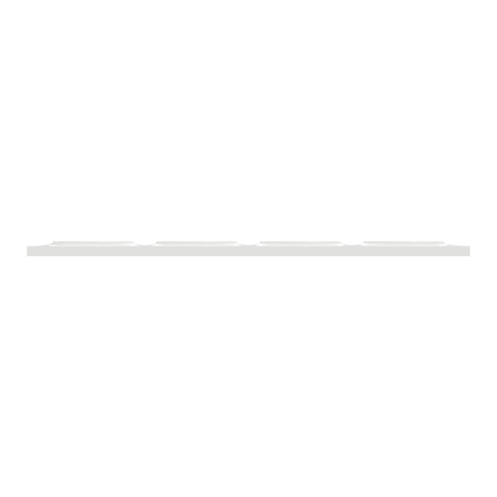 Schneider Odace - Plaque de Finition 4 Postes - Entraxe 71 mm - Hor/vert - Réf.: S520708