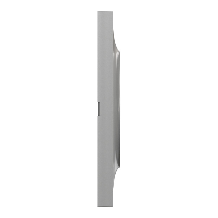 Schneider - Odace - Styl - Plaque 4 postes - Aluminium - Réf : S520708E
