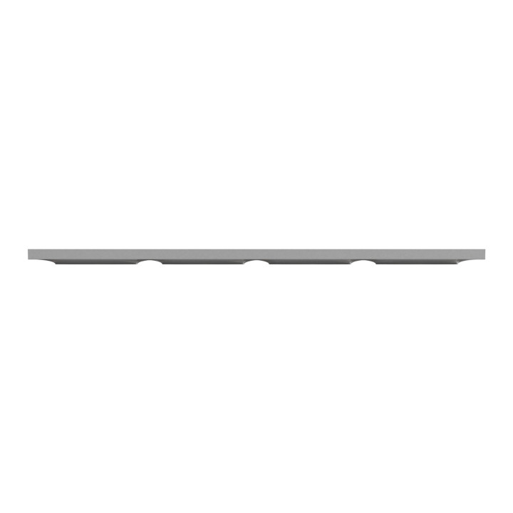 Schneider - Odace - Styl - Plaque 4 postes - Aluminium - Réf : S520708E
