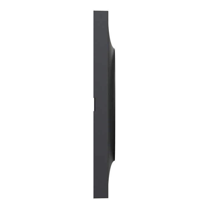 Schneider - Odace - Styl - Plaque 3 postes - entraxe 71 mm - Anthracite - Réf : S540706