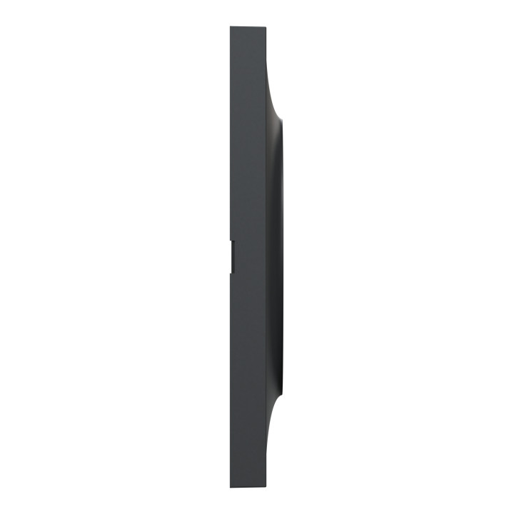 Schneider - Odace - Styl - Plaque 4 postes - entraxe 71 mm - Anthracite - Réf : S540708