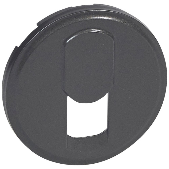 Legrand Céliane - Enjoliveur Céliane pour prise téléphone pour réseau mixte et basique - finition graphite - 067937
