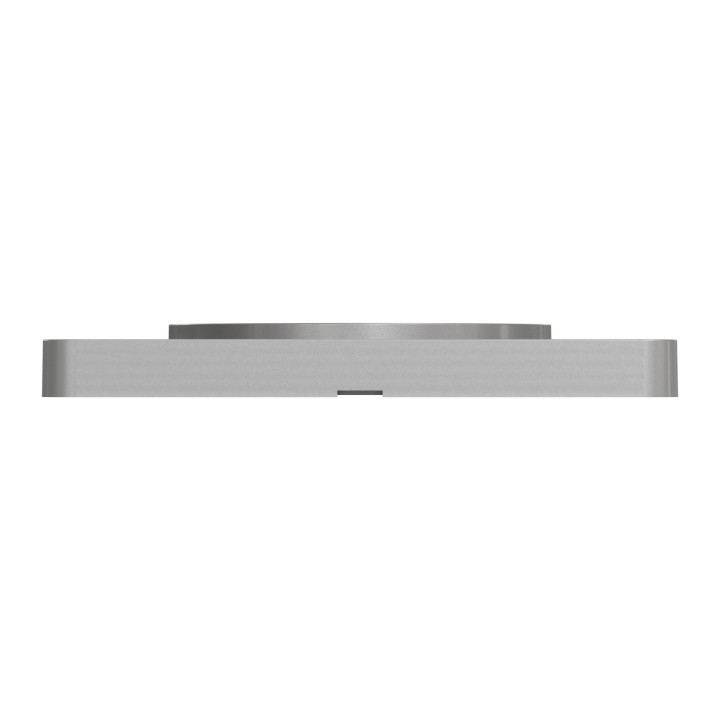 Schneider - Odace - Touch - Plaque 2 postes - entraxe 57 mm - Hor/vert - ALU finition ardoise - Réf : S530814V