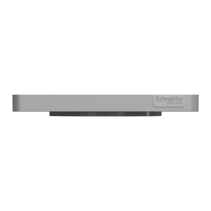 Schneider - Odace - Touch - Plaque 2 postes - entraxe 57 mm - Hor/vert - ALU finition ardoise - Réf : S530814V