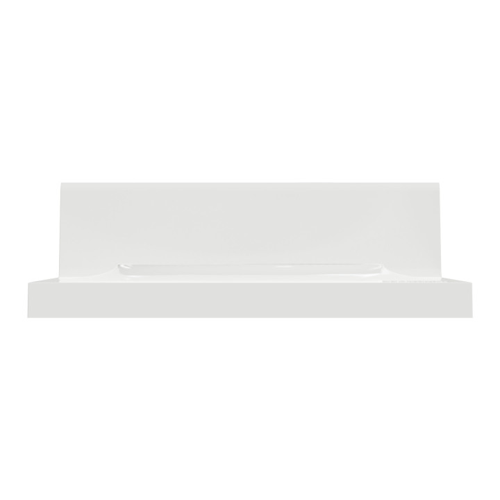 Schneider - Odace - Styl Pratic - Plaque 1 poste - support téléphone - Blanc - Réf : S520712