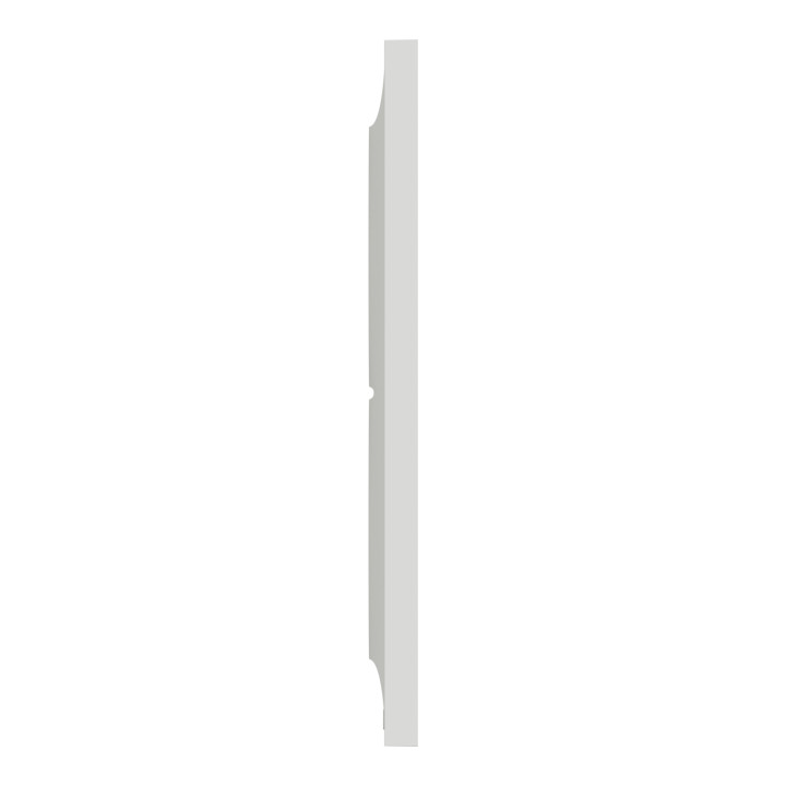 Schneider - Odace - Styl - Plaque 2 postes - entraxe 57 mm - Blanc - Réf : S520714