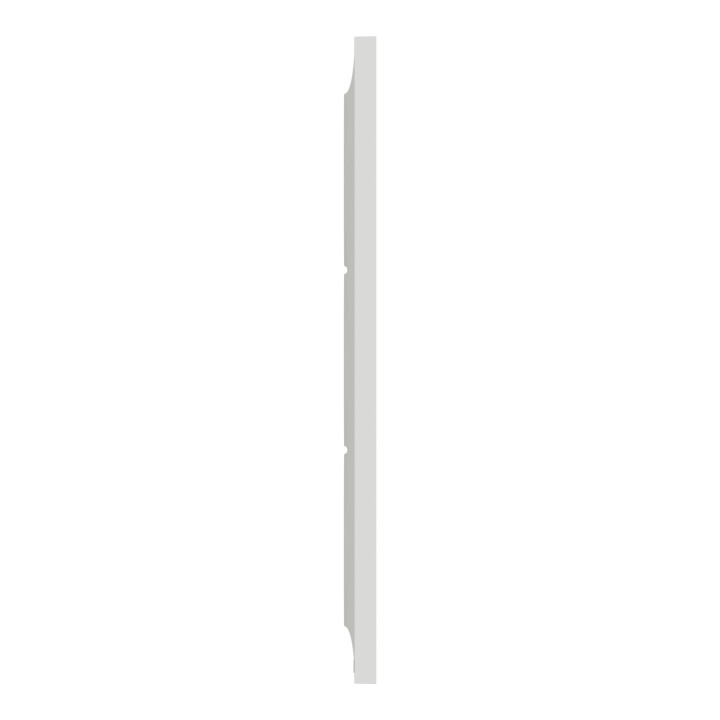 Schneider - Odace - Styl - Plaque 3 postes - entraxe 57 mm - Blanc - Réf : S520716