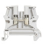 Legrand - Bloc jonction Viking 3 - À vis - Gris - 1 entrée & 1 sortie - Pas 6 mm - Réf :037161