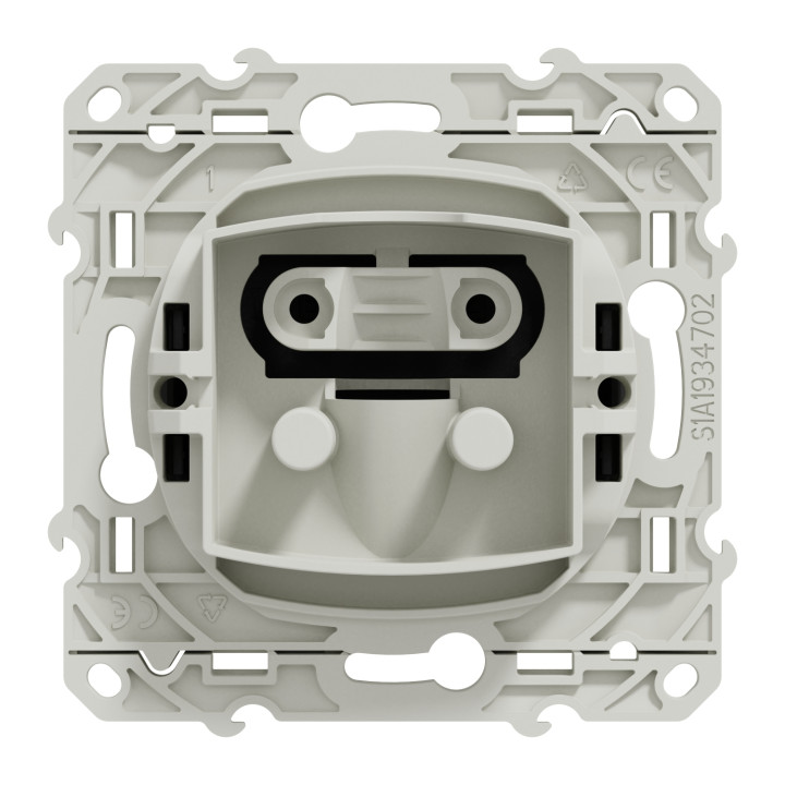 Schneider - Odace - Sortie de câble - Fixation VIS - anthracite - Réf : S540662