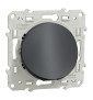 Schneider - Odace - Sortie de câble - Fixation VIS - anthracite - Réf : S540662