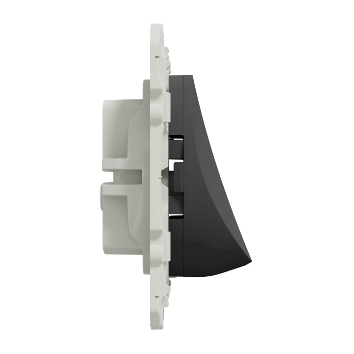 Schneider - Odace - Sortie de câble - Fixation VIS - anthracite - Réf : S540662