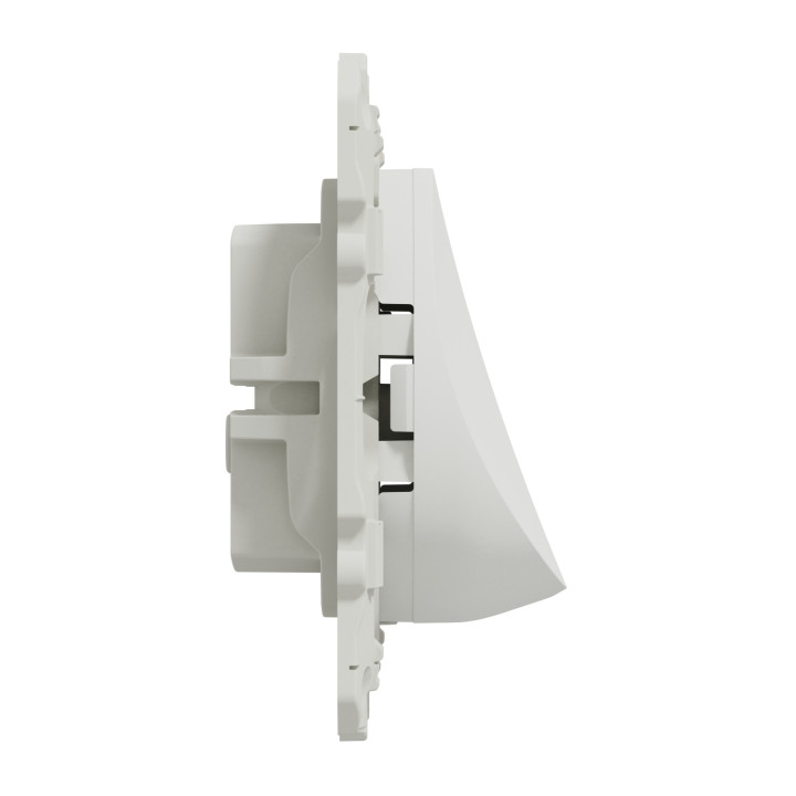 Schneider - Odace - Sortie de câble - Fixation VIS - blanc - Réf : S520662