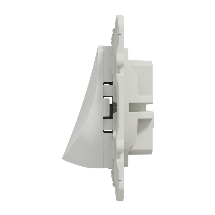 Schneider - Odace - Sortie de câble - Fixation VIS - blanc - Réf : S520662