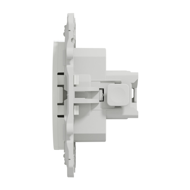 Schneider - Odace - Prise de courant Rénovation - Blanc - 2P+T - 16A - 250V - Réf : S520049