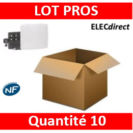 Legrand Oteo - Boîte de dérivation appareillage saillie composable - blanc - 086157x10