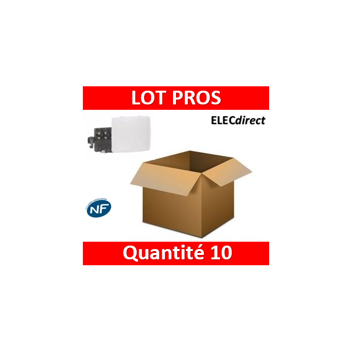 Legrand Oteo - Boîte de dérivation appareillage saillie composable - blanc - 086157x10