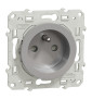 Schneider - Odace - Prise de courant - connexion à VIS - Aluminium - 2P+T 16A - 250V - Réf : S530039
