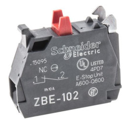 Harmony bloc contact pour bouton - ZBE Ø22 - 1O - ZBE102