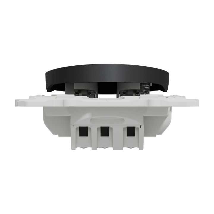Schneider - Odace - Bouton poussoir - Anthracite - 10A - 250V - Bornes auto - Réf : S540206