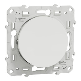 Schneider - Odace - Interrupteur va et vient - Blanc - 10A - 250V - Bornes auto - Réf : S520204