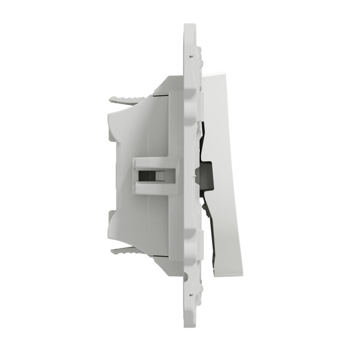 Schneider - Odace - Interrupteur va et vient - Blanc - 10A - 250V - Bornes auto - Réf : S520204