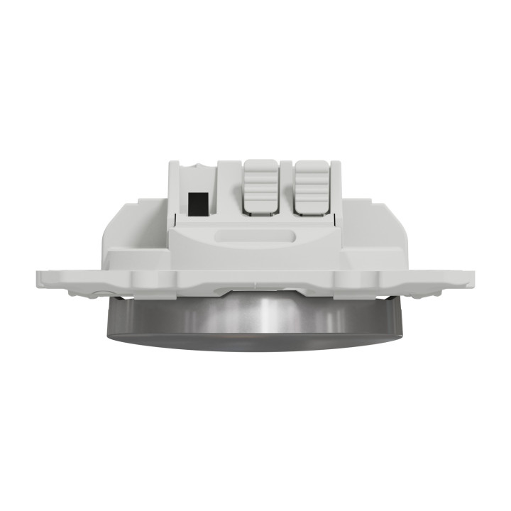 Schneider - Odace - Interrupteur va et vient - Aluminium - 10A - 250V - Bornes auto - Réf : S530204