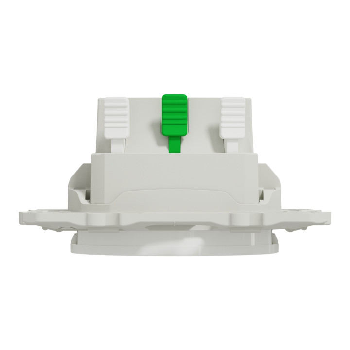 Schneider - Prise de courant Odace - Blanc - 2P+T - 16A - 250V - Bornes auto - Réf : S520059