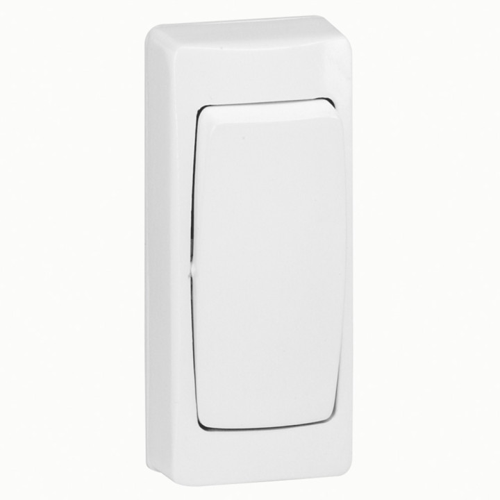 Legrand Oteo - Va-et-vient - 10A - 250V - Appareillage saillie complet version étroite - 086084