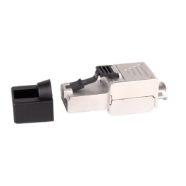 CAE - Plug RJ45 sans outil - CAT6A blindé 360° - faible encombrement - Réf : MMCPSL6AFS