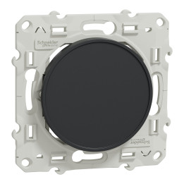 Schneider - Odace - Obturateur à VIS - Anthracite - Réf : S540666