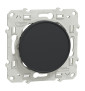 Schneider - Odace - Obturateur à VIS - Anthracite - Réf : S540666